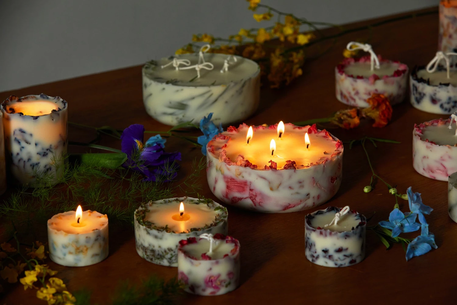 KOTT: Large Party Candle - Blush KOTT: Large Party Candle - Blush -Azaleas Nyc Store 00847