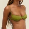 Haight: Lana Uniwire Bikini Top - Seed Green