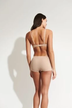 Skin: Gayle Organic Cotton Boyshort - Macadamia -Azaleas Nyc Store 2023007 SKIN 366