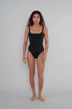 Nu Swim: Pistachio Scoop Back One Piece - Black -Azaleas Nyc Store 2023NUSWIM96