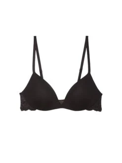 Fleur Du Mal: Charlotte Wireless Push Up Bra - Black 5 Fleur Du Mal: Charlotte Wireless Push Up Bra - Black -Azaleas Nyc Store 230407 FLEURDUMAL 127 0420