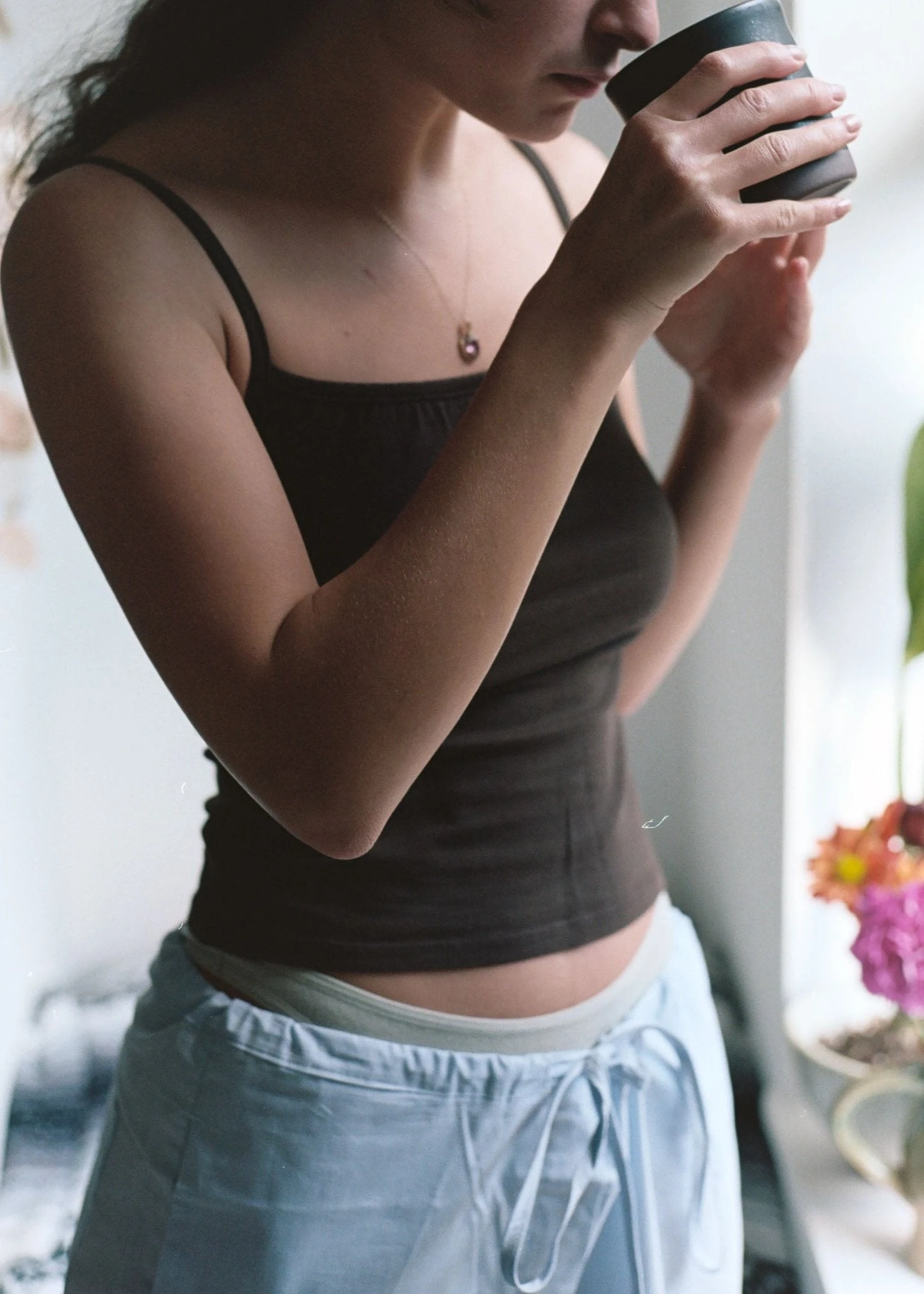 Non Private: Square Neck Camisole - Espresso Non Private: Square Neck Camisole - Espresso -Azaleas Nyc Store 2waysinglet 6