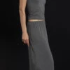 Kye Intimates: Recline Bamboo Skirt - Charcoal -Azaleas Nyc Store 6U1A6793copy2 995x1500 crop center 26e6995a c5c6 4768 861e 42b977c74f6c