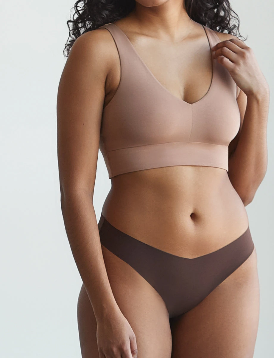 Commando: Seamless Thong - Mocha Commando: Seamless Thong - Mocha -Azaleas Nyc Store CT01 MOC LS ALL