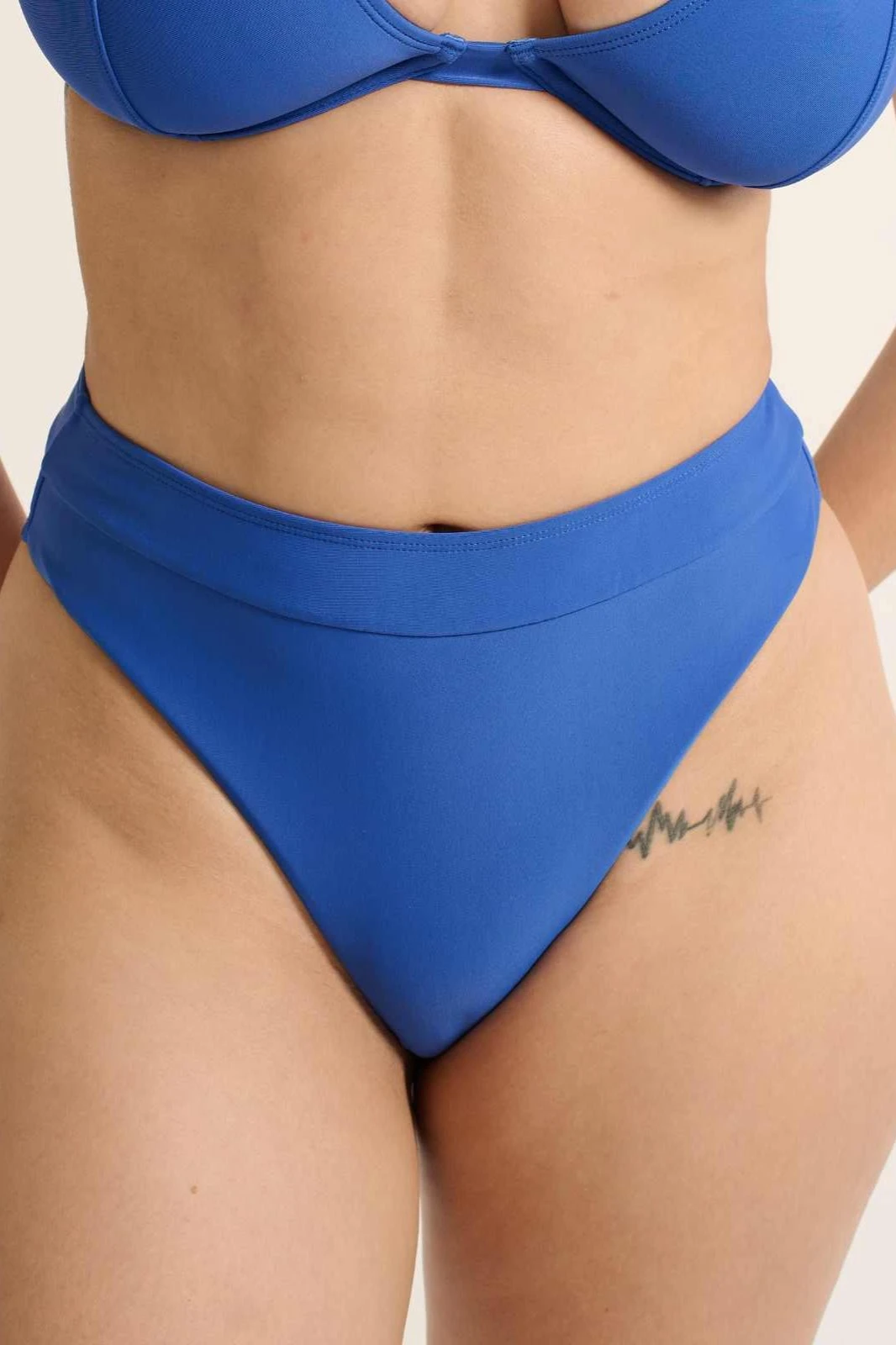RAQ: High Leg Bikini Brief Bottom - Cobalt RAQ: High Leg Bikini Brief Bottom - Cobalt -Azaleas Nyc Store Copy of Highleg Model size 10 6 US