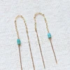 8.6.4: Threader Chain Earrings - Turquoise 1 8.6.4: Threader Chain Earrings - Turquoise -Azaleas Nyc Store DSC 8508144 1500x 6deb1a5a 0fd5 479e bc4d 4ce6134ec4c9