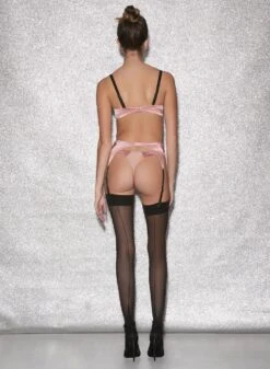 Fleur Du Mal: Satin Top Stitch Garter Belt - Rose 9 Fleur Du Mal: Satin Top Stitch Garter Belt - Rose -Azaleas Nyc Store FDM 010623 1 04829full 2200x2200 crop center 603656c7 c3c1 4016 9f41 505f3de17b5c