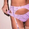 Fleur Du Mal: Le Stretch Lace Cheeky - Light Lilac 1 Fleur Du Mal: Le Stretch Lace Cheeky - Light Lilac -Azaleas Nyc Store FDM 012424 8611 full