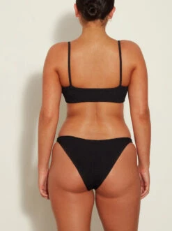 Hunza G: Gigi Straps Bikini Set - Black -Azaleas Nyc Store GIGIBIKINI TCRINKLEBLACK BC 1080x 5655bf9f 6956 439a 80c8 9a17a7c16e43