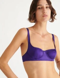 Araks: Gita Silk Underwire Bra - Aster