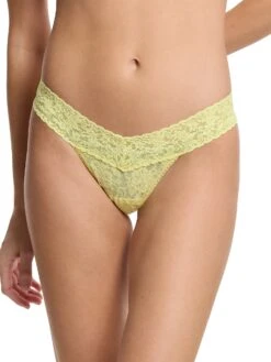 Hanky Panky: Lace Low Rise Thong - Fashion Colors 12 Hanky Panky: Lace Low Rise Thong - Fashion Colors -Azaleas Nyc Store Hanky Panky Signature Lacer Low Rise Thong Its Bananas Its Bananas View 1
