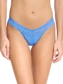 Hanky Panky: Lace Low Rise Thong - Fashion Colors 11 Hanky Panky: Lace Low Rise Thong - Fashion Colors -Azaleas Nyc Store Hanky Panky Signature Lacer Low Rise Thong Take The Plunge Blue Take The Plunge Blue View 1