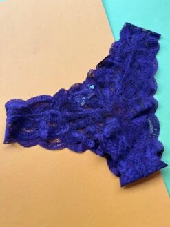 Clo: Fortuna Lace Cheeky Boyshort - Plum Purple -Azaleas Nyc Store IMG 0026