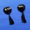 KissKill: Kayla Sequin Nipple Tassels - Black