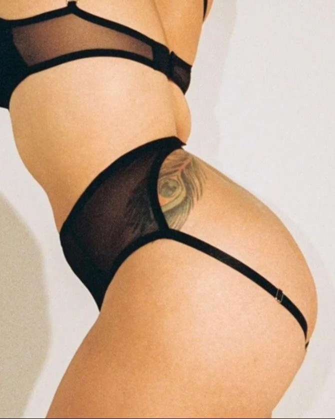 Kayleigh Peddie: Azalea Ouvert Brief - Black Kayleigh Peddie: Azalea Ouvert Brief - Black -Azaleas Nyc Store IMG 0360