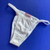 Hello Beautiful: Romance String Panty - White -Azaleas Nyc Store IMG 0510