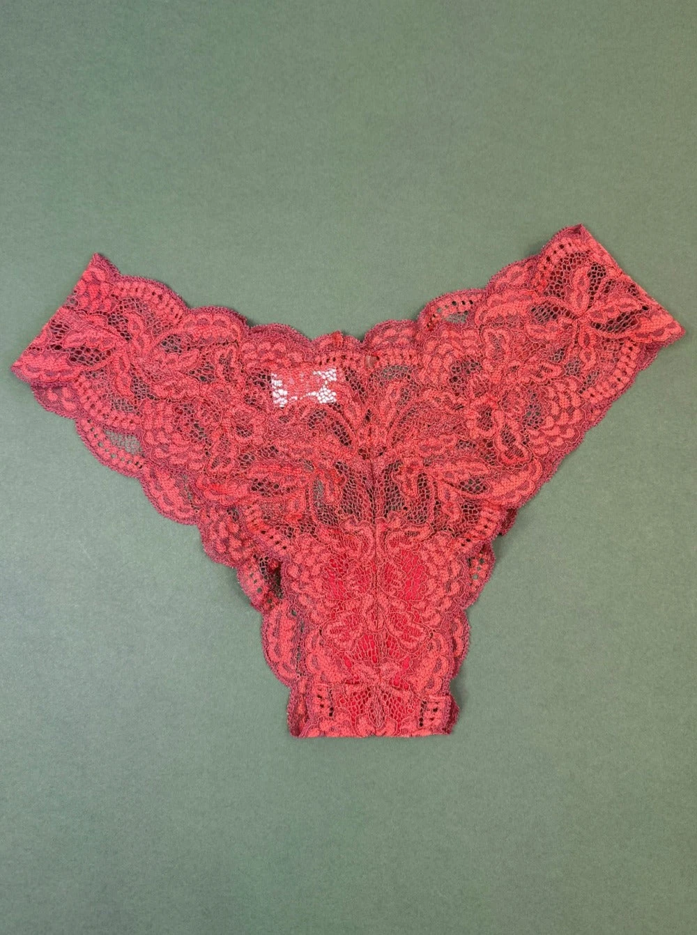 Clo: Fortuna Lace Cheeky Boyshort - Chili Pepper Clo: Fortuna Lace Cheeky Boyshort - Chili Pepper -Azaleas Nyc Store IMG 0668