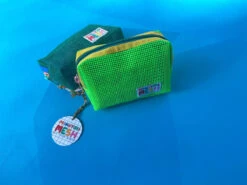 Mokuyobi: Mesh Chubby Zip Pouch - Pacific -Azaleas Nyc Store IMG 1455 61ee3f85 777e 496f 96f6 2e12ea1e84b1