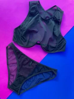 La Fille D'O: Futura High Neck Bra - Black -Azaleas Nyc Store IMG 2093 ea0baa04 35fe 42b0 a944 670eb286303f