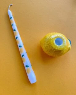 Talking Tables: Lemon Ceramic Candle Holder -Azaleas Nyc Store IMG 2333