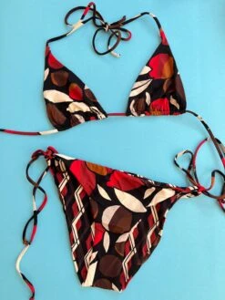Siyu: Selma Reversible Triangle Bikini Top - Black Multi 6 Siyu: Selma Reversible Triangle Bikini Top - Black Multi -Azaleas Nyc Store IMG 2346 1