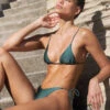 Jade Swim: Via Triangle Bikini Top - Hunter Sheen -Azaleas Nyc Store IMG 3701 1