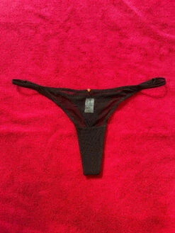 Clo: Malla Adjustable Thong - Black -Azaleas Nyc Store IMG 4356