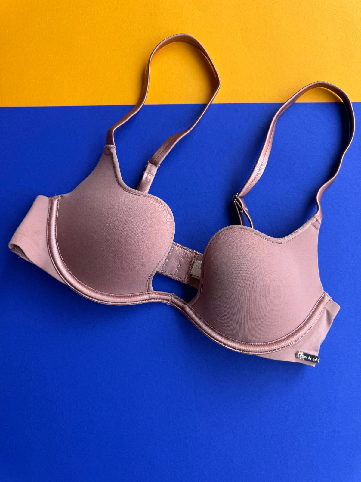 Fleur du Mal: Le Stretch Micro Seduce U Plunge Bra - Tan Fleur Du Mal: Le Stretch Micro Seduce U Plunge Bra - Tan -Azaleas Nyc Store IMG 5463