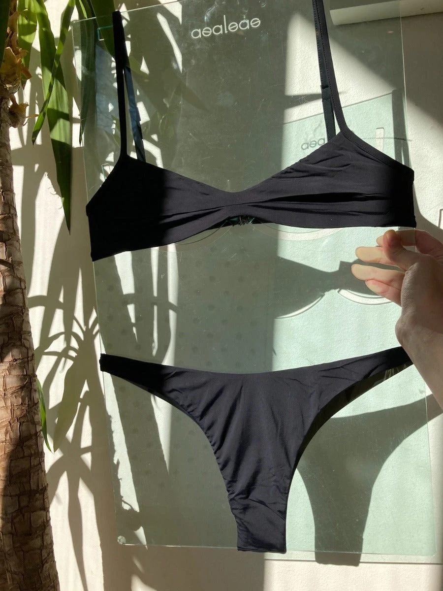 Haight: Monica Bikini Top - Black Haight: Monica Bikini Top - Black -Azaleas Nyc Store IMG 5596 1