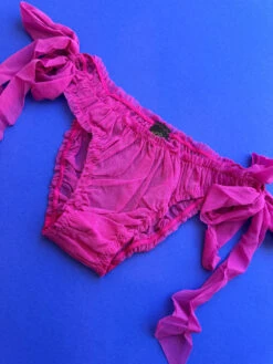 Only Hearts: Side Tie Tulle Brief - Wild Rose -Azaleas Nyc Store IMG 5763 76375c26 8ca6 4854 a768 8667e71e055e