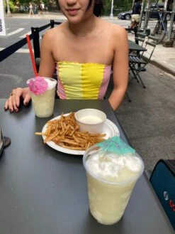 Sherris: Patchwork Tube Bikini Top - Multi -Azaleas Nyc Store IMG 7221