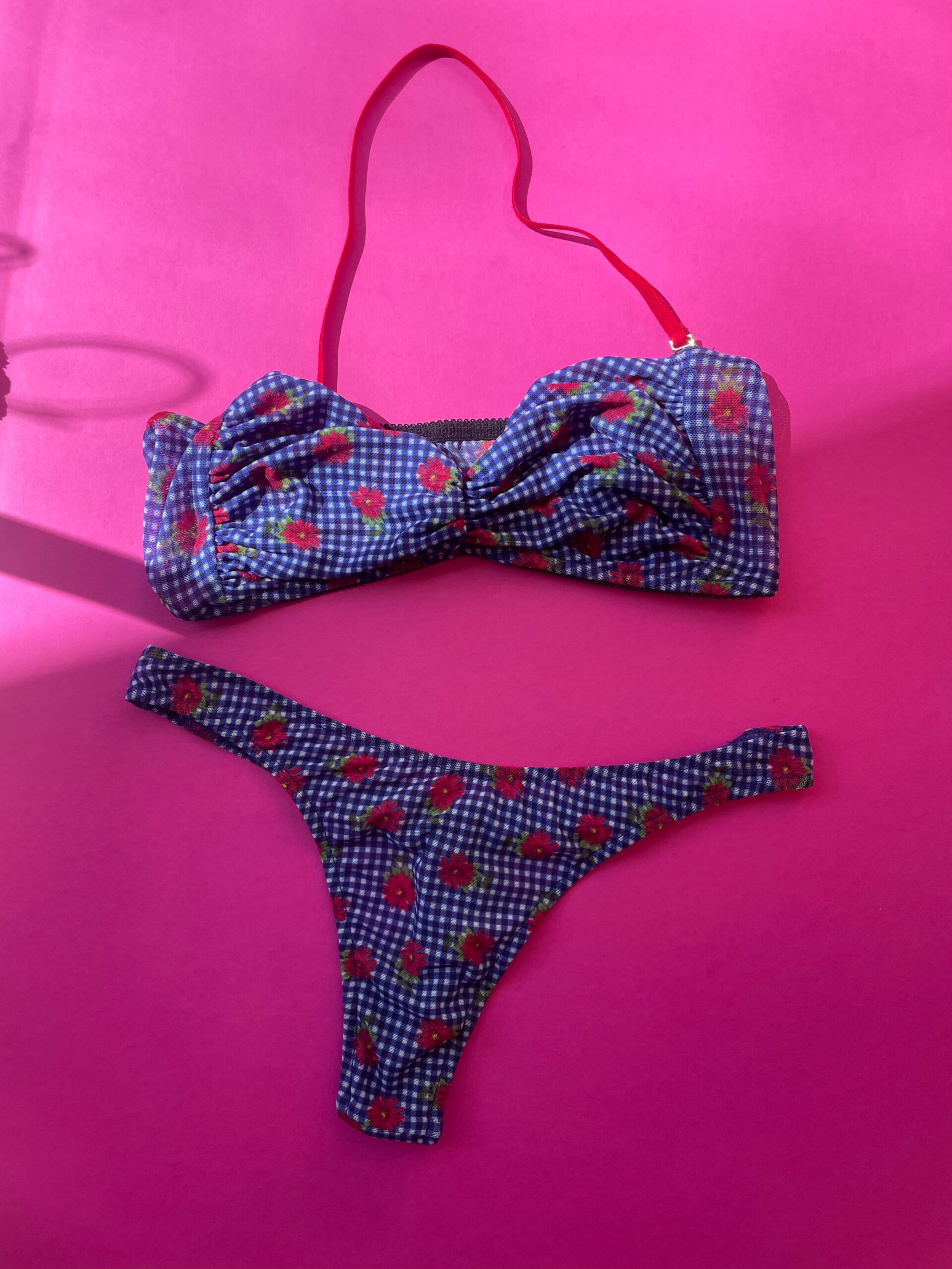 Only Hearts: Picnic Club Georgia Bralette - Gingham Floral Only Hearts: Picnic Club Georgia Bralette - Gingham Floral -Azaleas Nyc Store IMG 7269 scaled