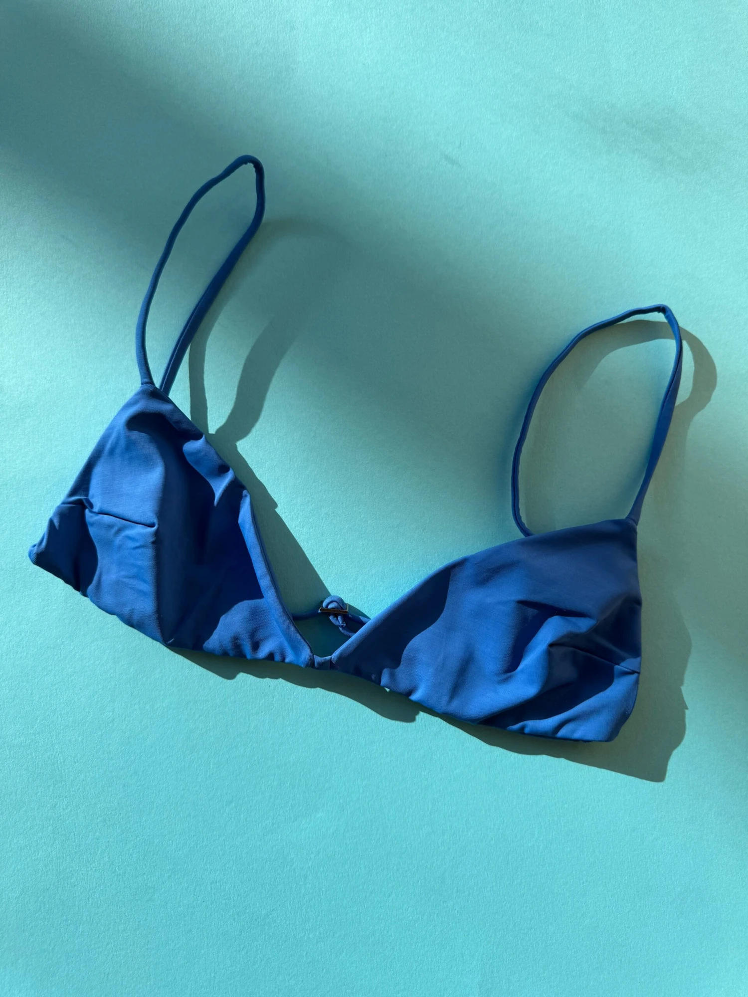 Haight: Vitoria Triangle Bikini Top - Cobalt Blue Haight: Vitoria Triangle Bikini Top - Cobalt Blue -Azaleas Nyc Store IMG 8283 scaled