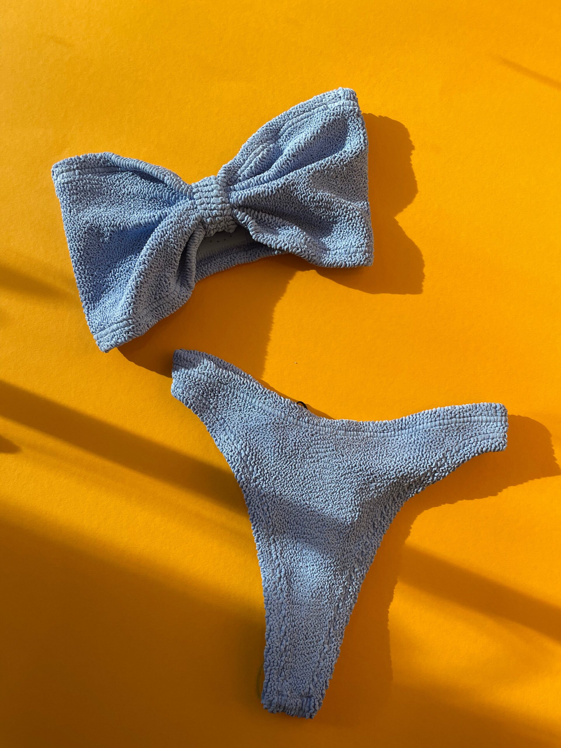 Hunza G: Tina Strapless Bikini Set - Cornflower Hunza G: Tina Strapless Bikini Set - Cornflower -Azaleas Nyc Store IMG 8286 1 scaled