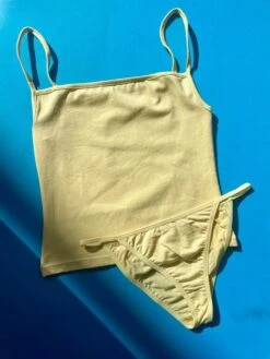 Non Private: Square Neck Camisole - Lemon