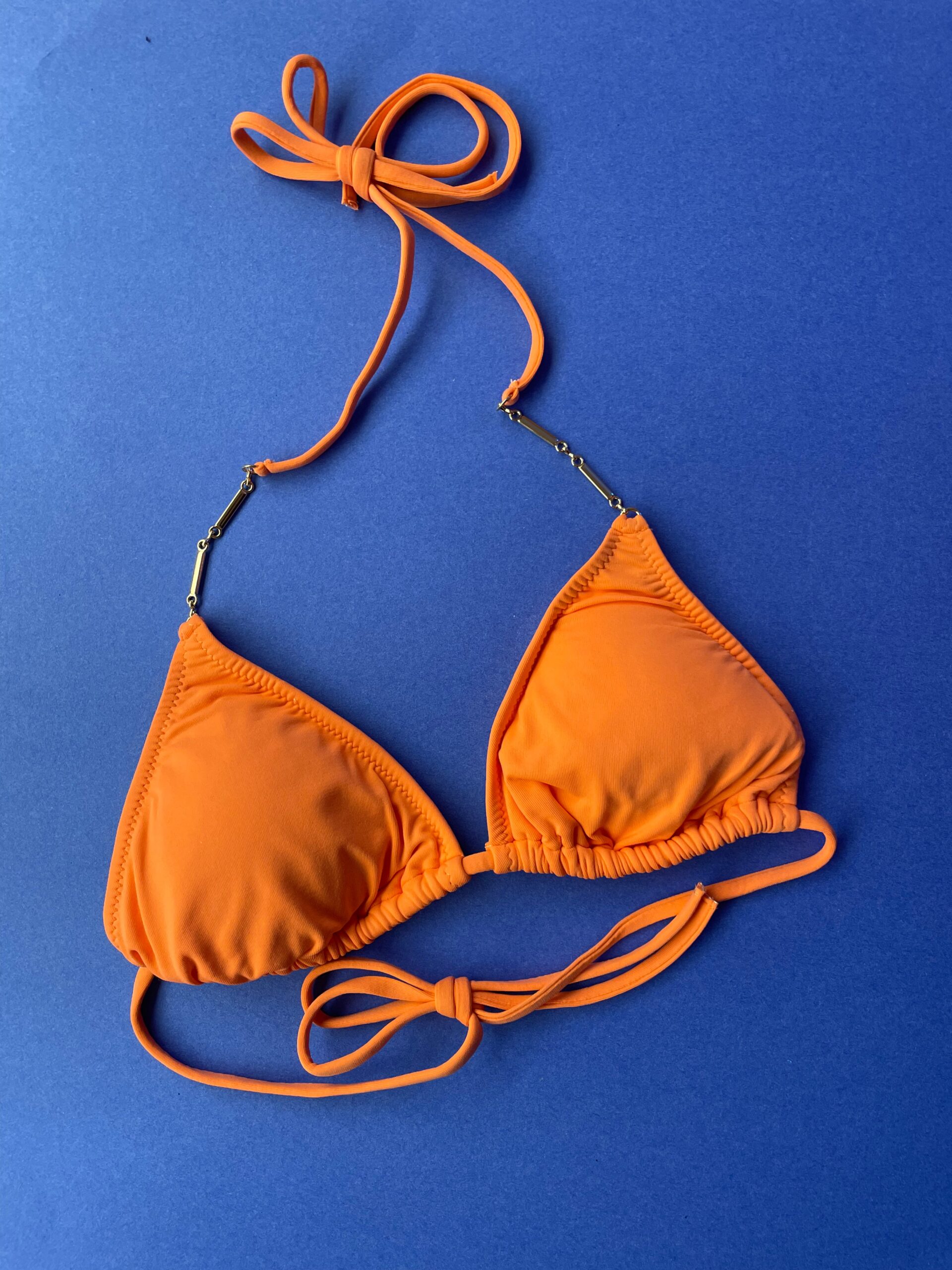 Melissa Odabash: Mykonos Chain Triangle Bikini Top - Clementine Melissa Odabash: Mykonos Chain Triangle Bikini Top - Clementine -Azaleas Nyc Store IMG 8714 scaled