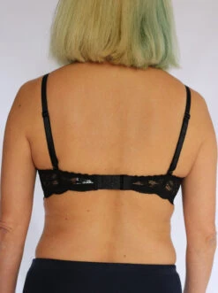 Clo: Fortuna Lace Demi Underwire Bra - Black -Azaleas Nyc Store IMG 8980