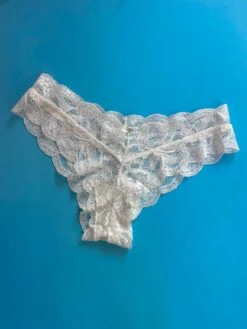 Clo: Fortuna Lace Cheeky Boyshort - White -Azaleas Nyc Store IMG 9249