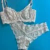 Clo: Fortuna Lace Demi Underwire Bra - White -Azaleas Nyc Store IMG 9250