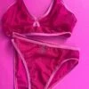 Bully Boy: Brick Keyhole Wireless Bra - Magenta -Azaleas Nyc Store IMG 9270