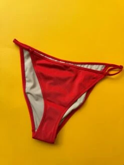 Nu Swim: EXCLUSIVE Cleo String Bikini Bottom - Lobster