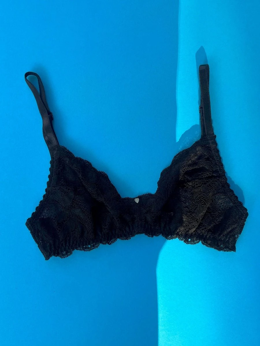 Clo: Fortuna Lace Wireless Soft Bra - Black Clo: Fortuna Lace Wireless Soft Bra - Black -Azaleas Nyc Store IMG 9751