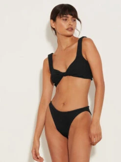 Hunza G: Juno Twist Front Bikini Set - Black -Azaleas Nyc Store JunoBlack 1 FL 1800x1800 13b678b5 217a 4946 9cc7 dff9256a77ae