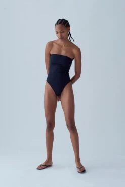 Nu Swim: Saturn Strapless One Piece - Morpho -Azaleas Nyc Store NS SaturnBlk 185d204b 81b6 4815 a64c 0cebec353b67
