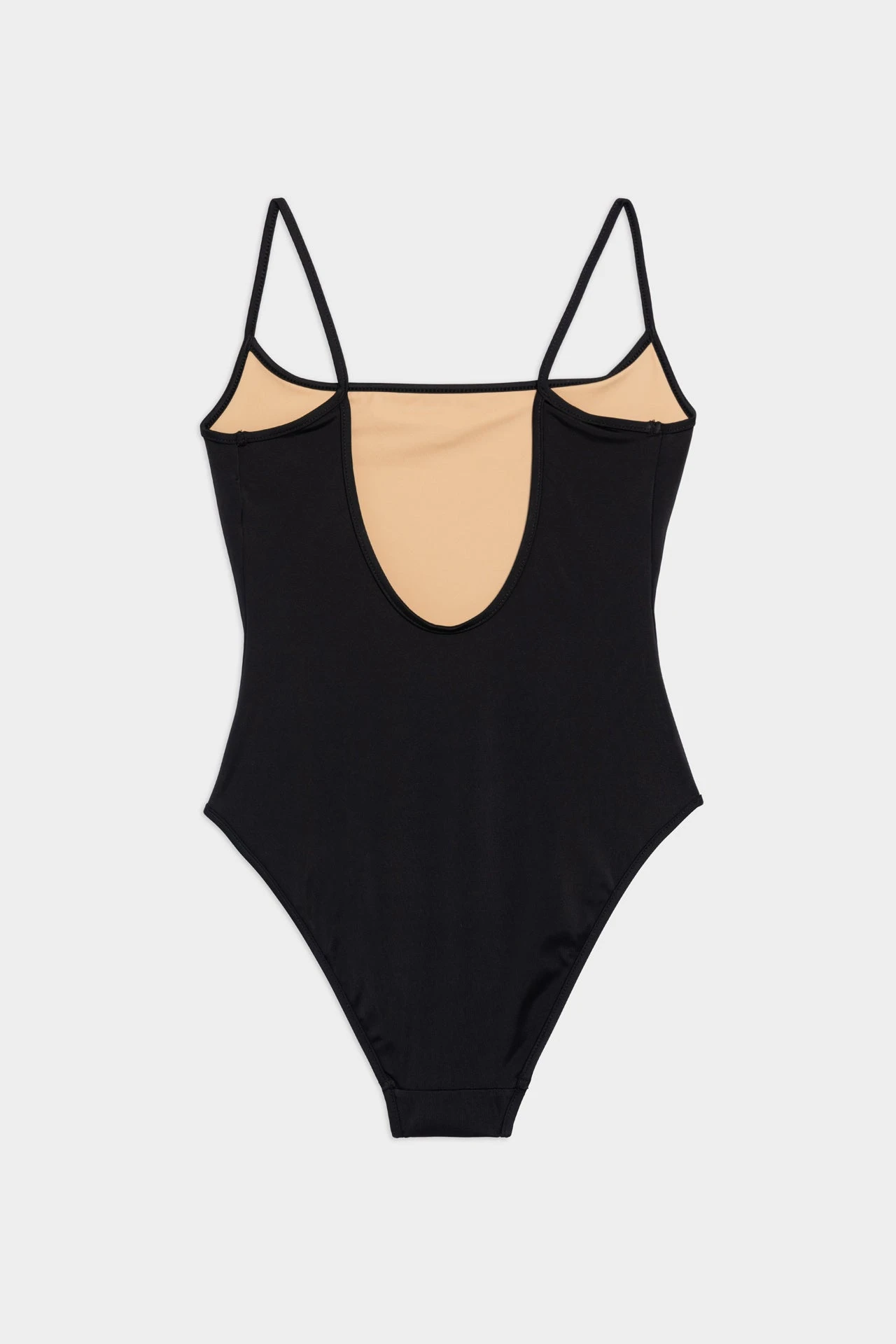 Nu Swim: Noodle Thin Strap One Piece - XL, XXL Nu Swim: Noodle Thin Strap One Piece - XL, XXL -Azaleas Nyc Store NuSwim S30NoodleSuit BlackBk