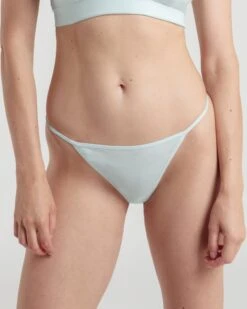Skin: Gisella Organic Cotton G-String - Seafoam