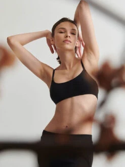 Skin: Georgina Scoop Bralette - Black -Azaleas Nyc Store OCL710B black 3