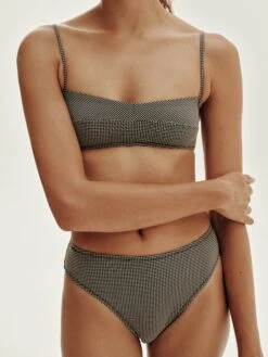 Pale Swimwear: Cosima Bandeau Bikini Top - Vichy 4 Pale Swimwear: Cosima Bandeau Bikini Top - Vichy -Azaleas Nyc Store PALESWIMWEAR2487r