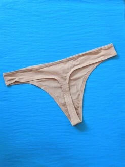 Skin: Genny Cotton Thong - Macadamia -Azaleas Nyc Store PXL 20230522 213345404