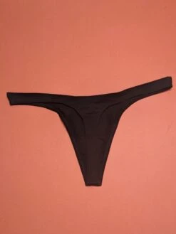 Skin: Graysen Organic Cotton Thong - Black -Azaleas Nyc Store PXL 20230714 172130794